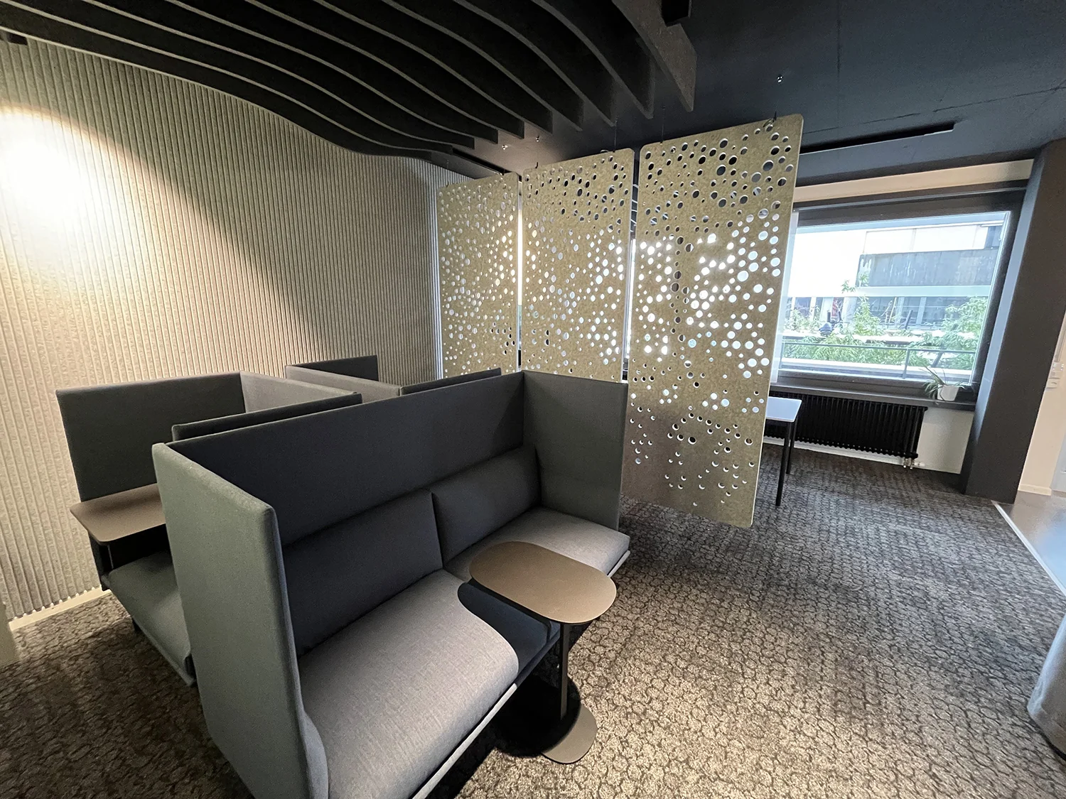 Lounge in the ClearMedia office in Zurich